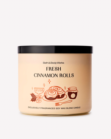 Fresh Cinnamon Rolls 3-Wick Candle